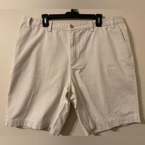 Mens Callaway‎ White Chino Khaki Golf Shorts 4-Pocket Size 40 Waist